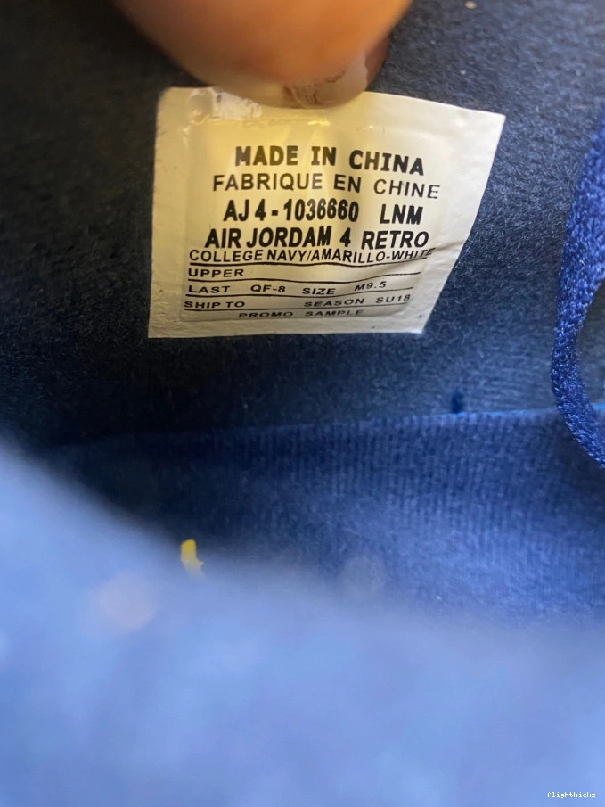Retro (PE) Jordan AJ4-1036660 Air 4 Michigan 0913